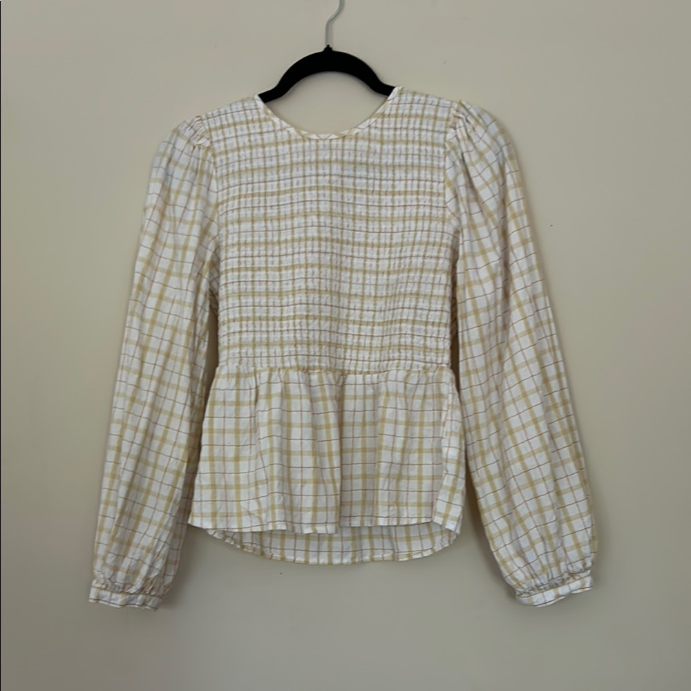 Universal Thread Cream Puff Sleeve Blouse